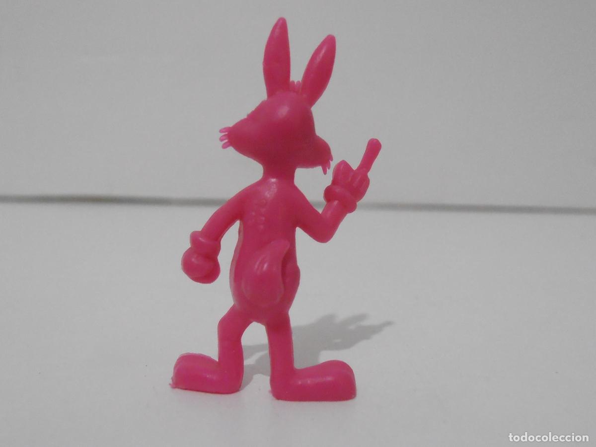 Figuras de goma y PVC: FIGURA DUNKIN, BUGS BUNNY WARNER, ROSA - Foto 2