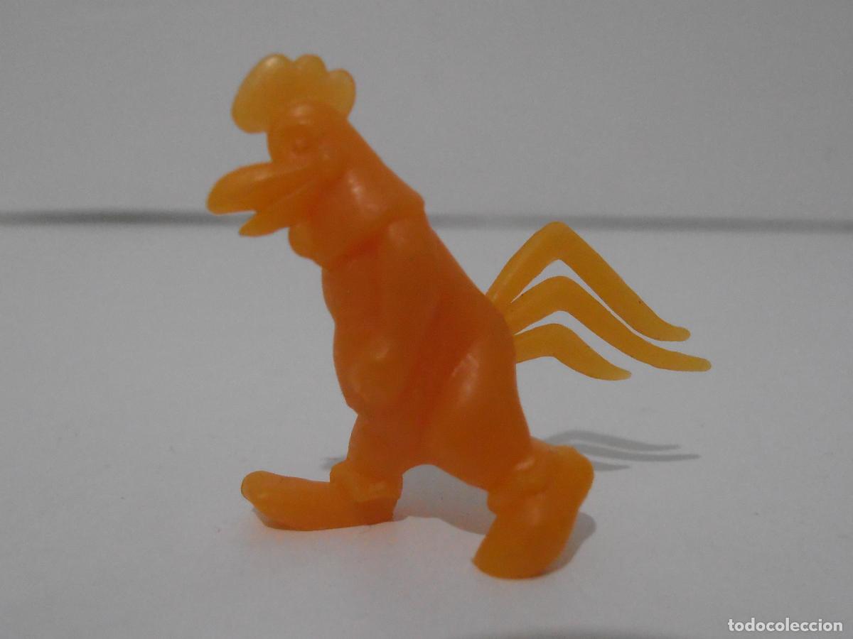 Figurines en Caoutchouc et PVC: FIGURA DUNKIN, GALLO CLAUDIO WARNER, NARANJA