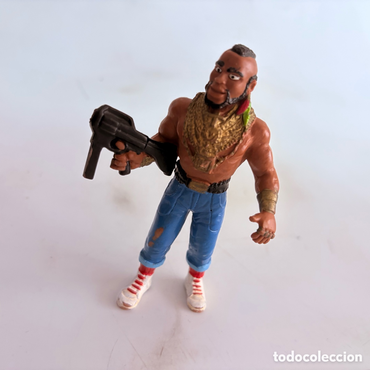 Figuras de Goma y PVC: figura mu&ntilde;eco m.a. barracus comics spain pvc