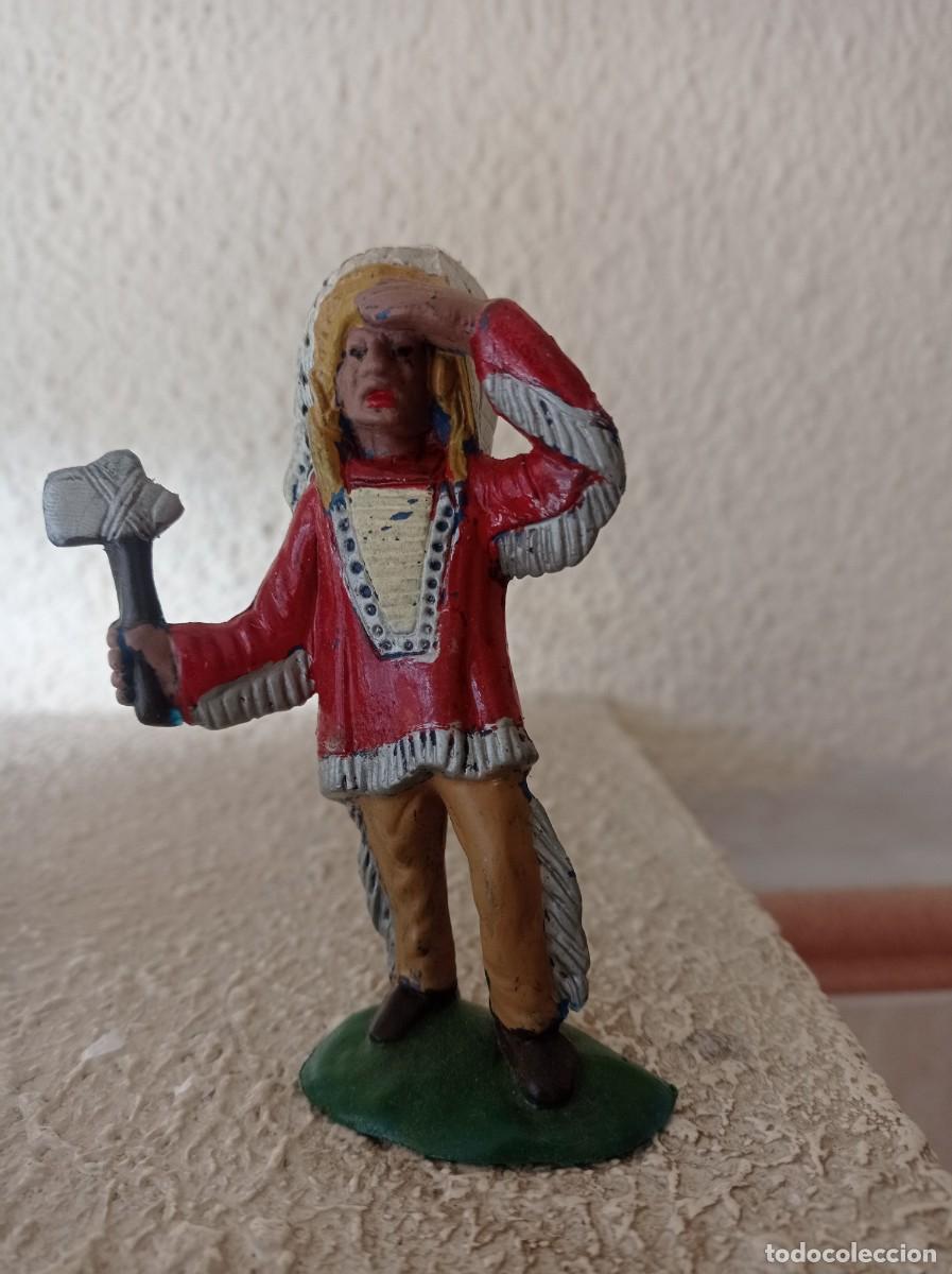 Figuras de goma y PVC: Jefe indio de lafredo - Foto 1