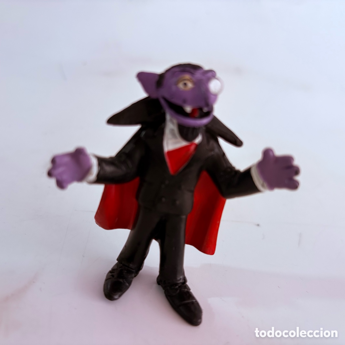 Figuras de Goma y PVC: figura mu&ntilde;eco barrio sesamo El Conde Draco comics spain pvc