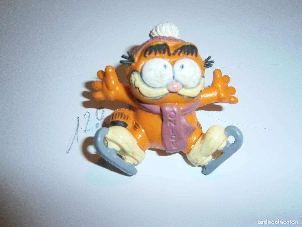 Figuras de Goma y PVC: ANTIGUA FIGURA DIBUJOS ANIMADOS - GARFIELD PATINADOR