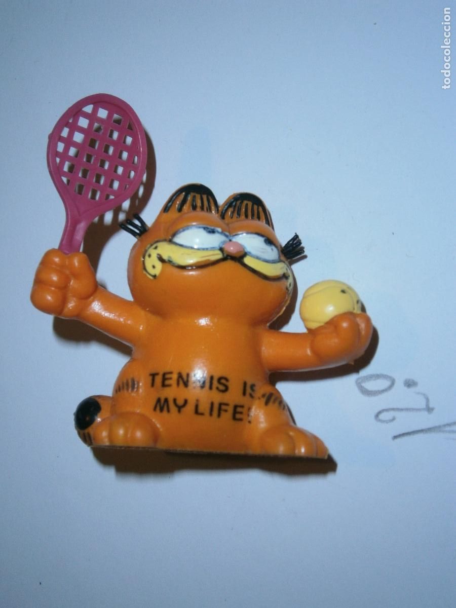 Figuras de Goma y PVC: ANTIGUA FIGURA DIBUJOS ANIMADOS - GARFIELD TENISTA