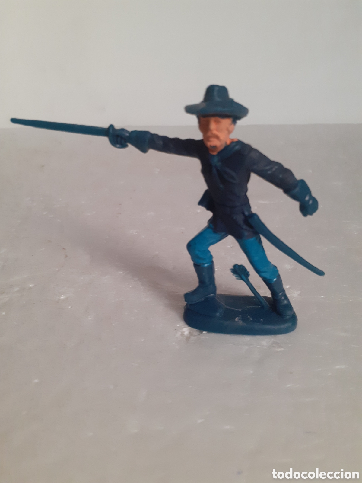 Figuras de Goma y PVC: FIGURA GENERAL CUSTER PLASTICO LITTLE BIG HORN ATLANTIC
