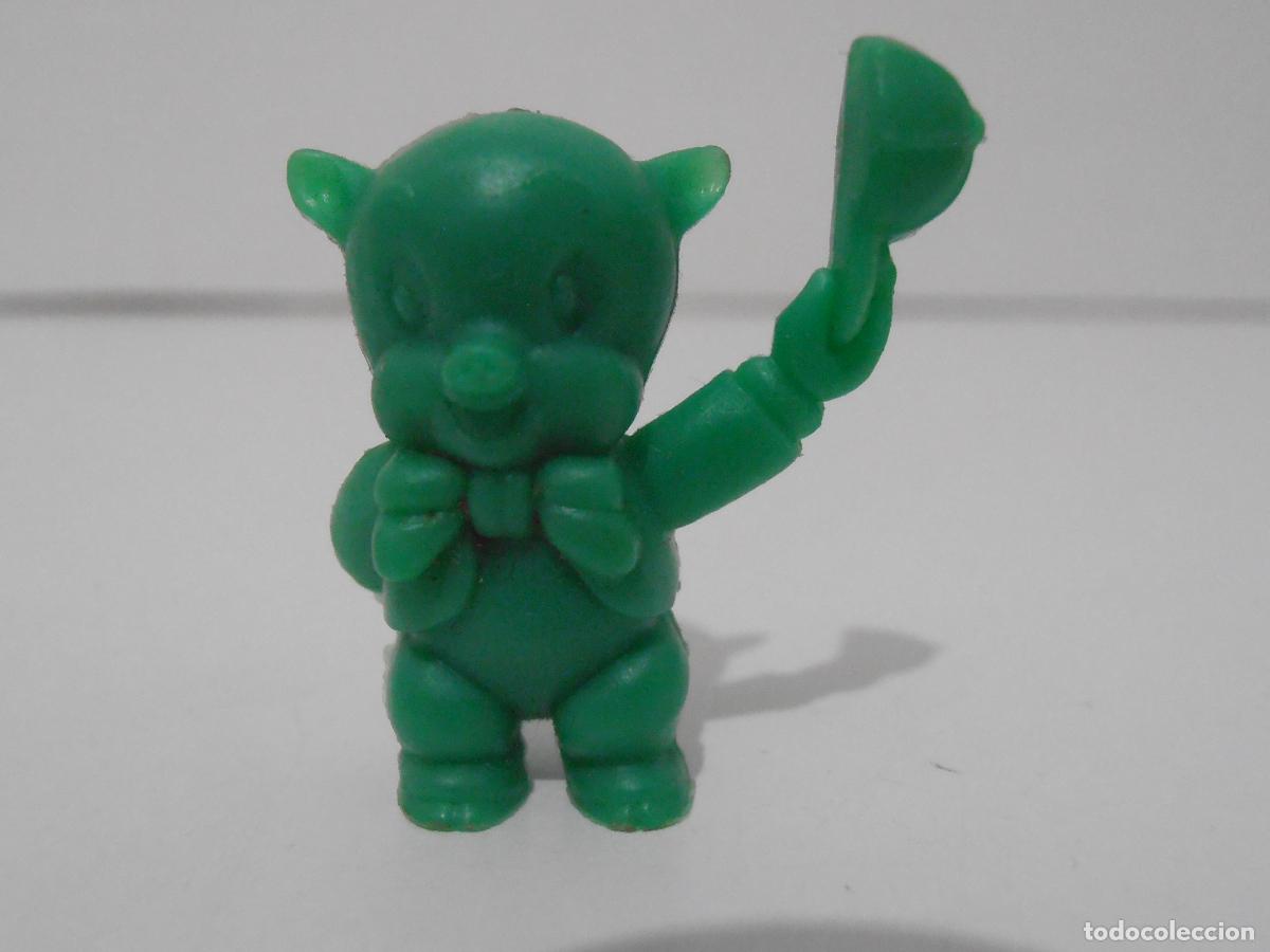 Figurines en Caoutchouc et PVC: FIGURA DUNKIN, PORKY PIG WARNER, VERDE