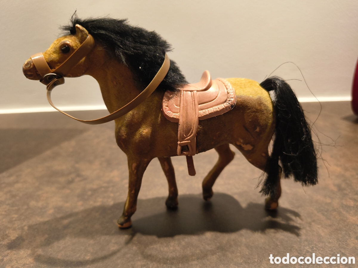 Figuras de Goma y PVC: ANTIGUO CABALLO PARA JUGUETE ARTICULADO. A&Ntilde;OS 70-80