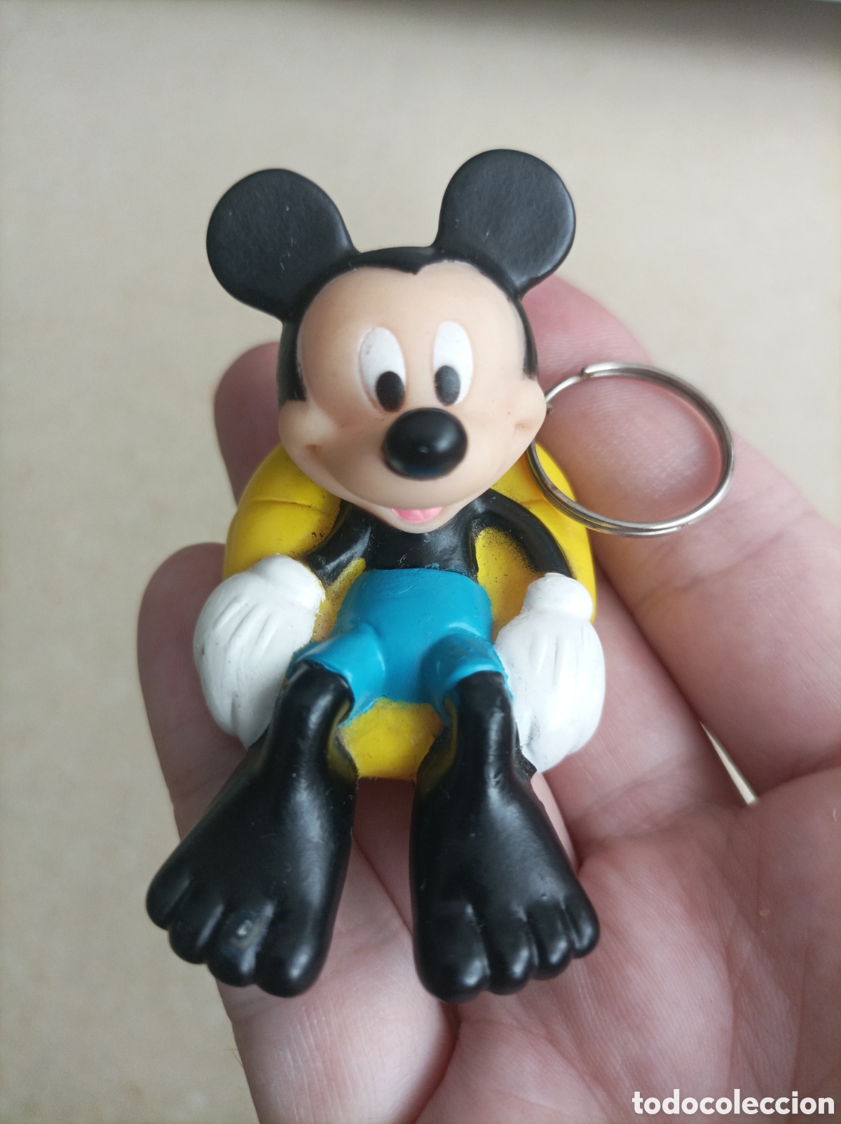 Figurines en Caoutchouc et PVC: Figura goma o pvc Mickey mouse con flotador 80,s 90s