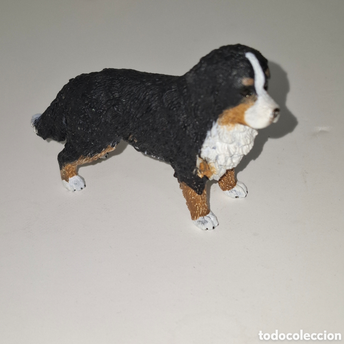 Figuras de Goma y PVC: PERRO BOYERO DE BERNA FIGURA DE PVC MADE IN GERMANY SCHLEICH SERIE ANIMALES DOM&Eacute;STICOS