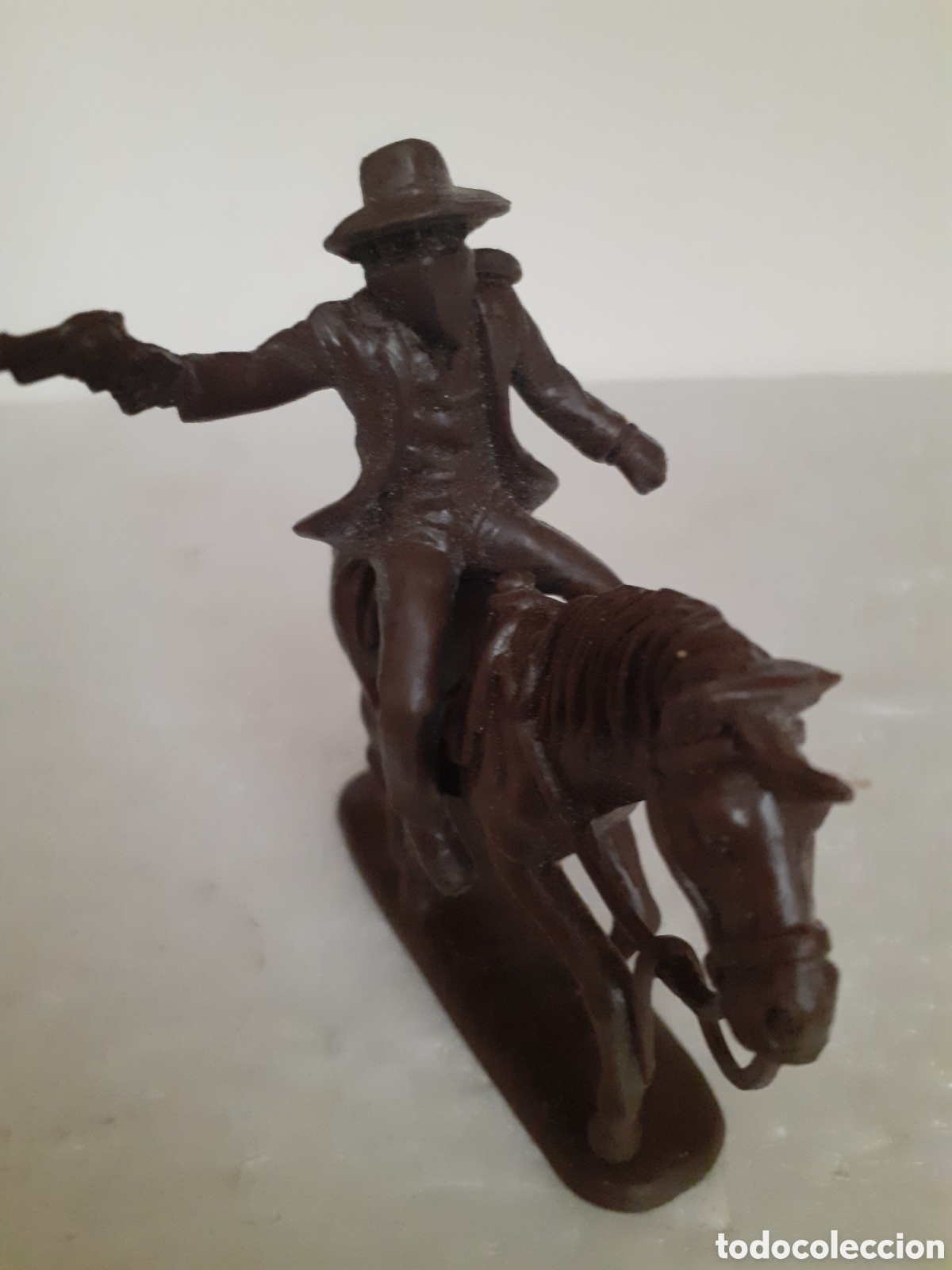 Figuras de Goma y PVC: FIGURA CUATRERO A CABALLO PLASTICO ATLANTIC,REAMSA,JECSAN