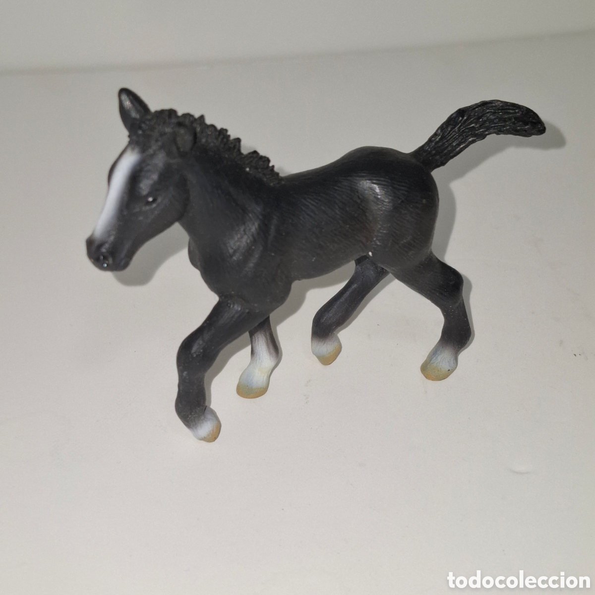 Figuras de Goma y PVC: POTRO CRIA DE CABALLO FIGURA DE PVC MADE IN GERMANY SCHLEICH SERIE ANIMALES DE GRANJA LIPIZZANER 132