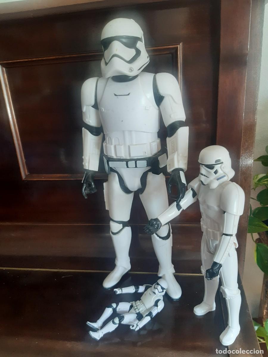 Figuras de goma y PVC: LOTE DE 3 FIGURAS DE STORMTROOPER - Foto 1