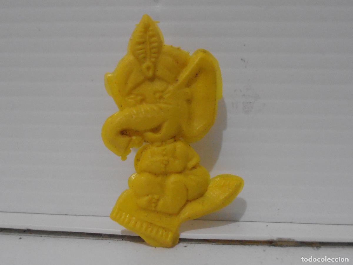 Figuras de Goma y PVC: FIGURA BROCHE PIN DUNKIN PIPAS CHURRUCA PROMOCIONAL ALFILER ELEFANTE ALFOMBRA AMARILLO