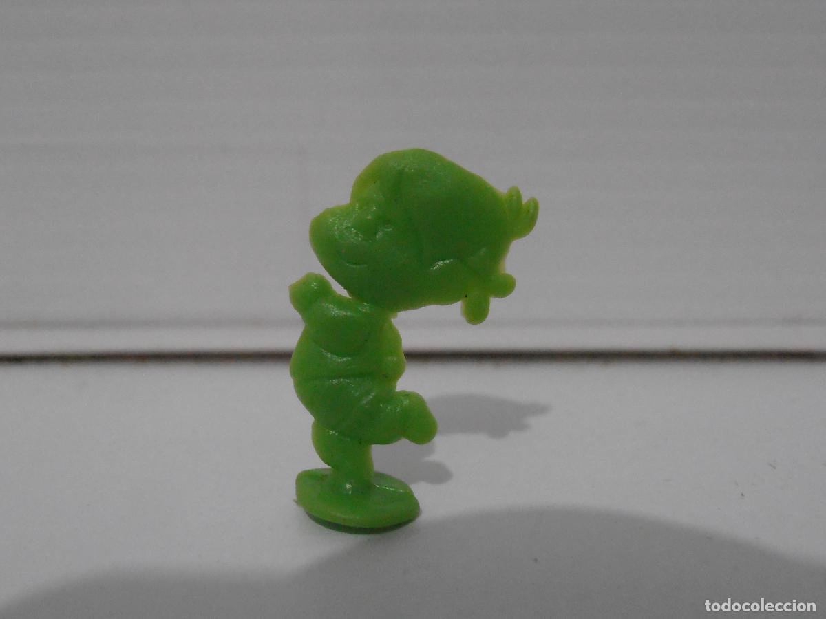 Figuras de Goma y PVC: FIGURA COLGANTE DUNKIN COLETAS VAMOS A LA CAMA, VERDE