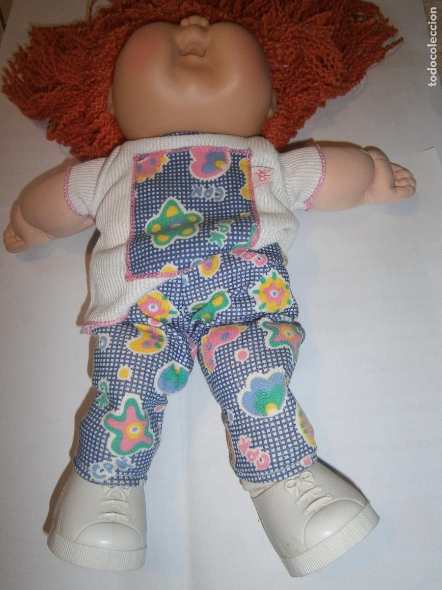 Figuras de goma y PVC: ANTIGUA MU&Ntilde;ECA REPOLLO CABBAGE PATCH FIRMADA - Foto 5