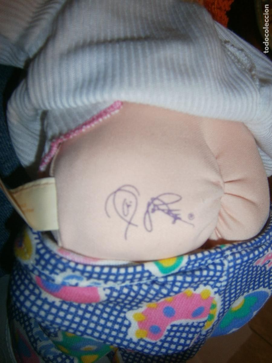 Figuras de goma y PVC: ANTIGUA MU&Ntilde;ECA REPOLLO CABBAGE PATCH FIRMADA - Foto 7