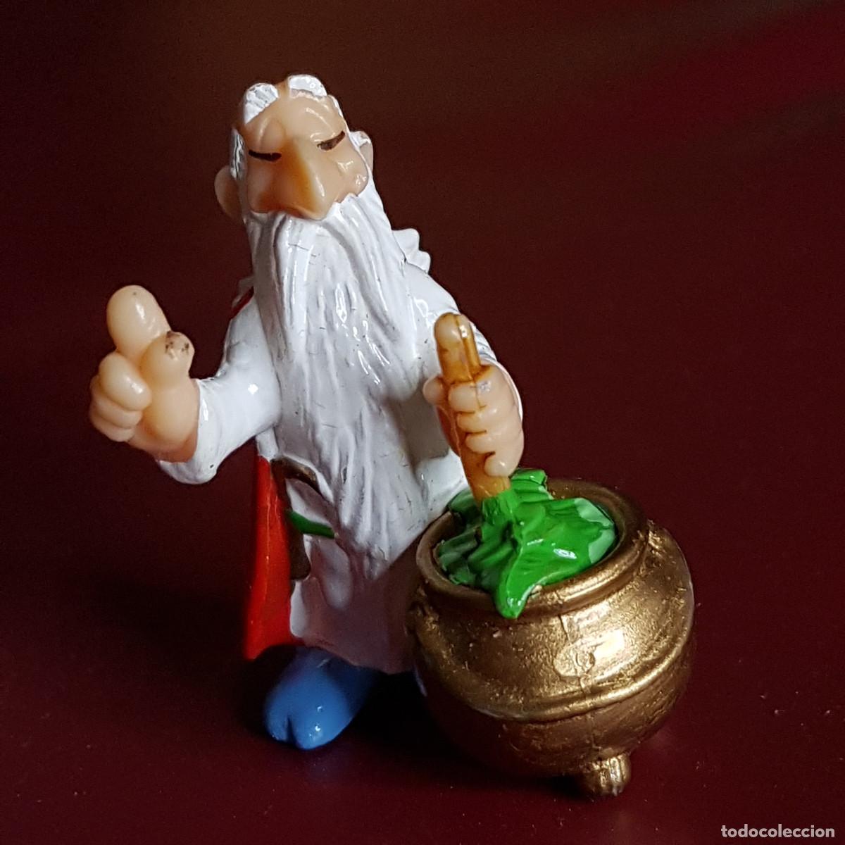 Figuras de Goma y PVC: FIGURA PANORAMIX DRUIDA DE ASTERIX Y OBELIX 3,7 CM. UDERZO