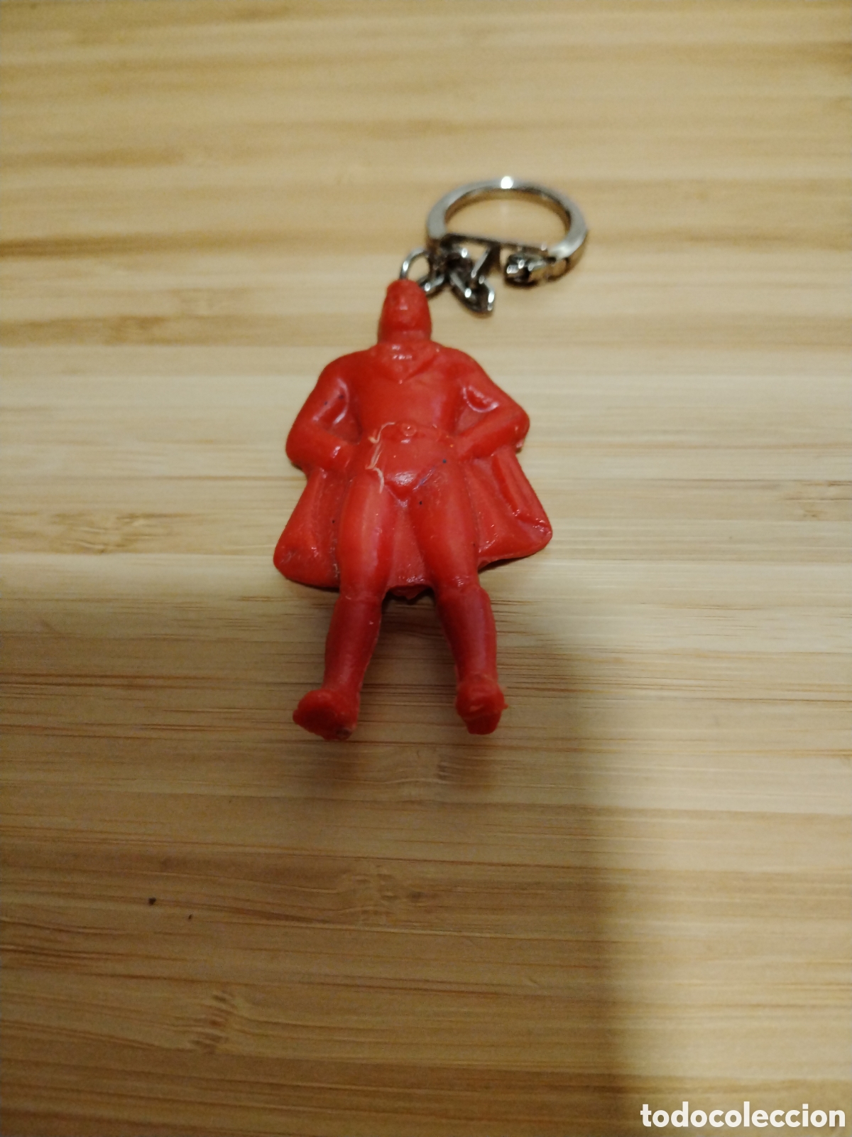 Figuras de Goma y PVC: Llavero con figura de Superman antiguo