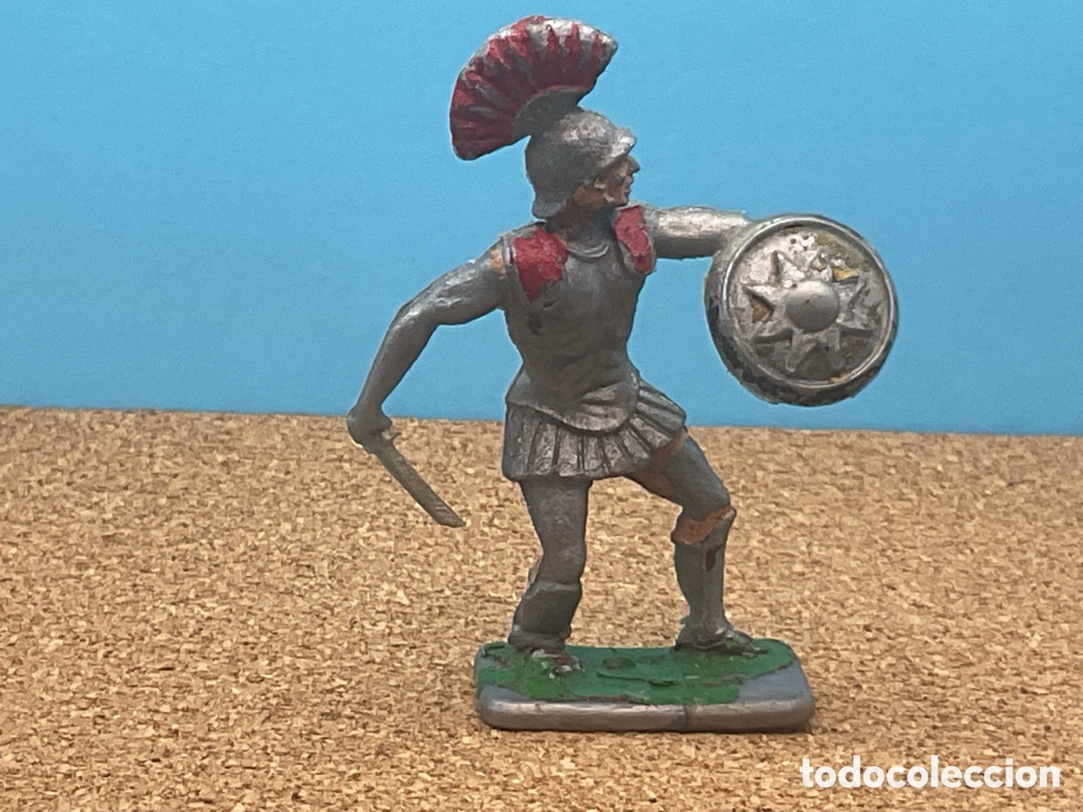 Figuras de Goma y PVC: ANTIGUA FIGURA EN PL&Aacute;STICO. LEGIONARIO ROMANO DE CRESCENT TOY. MADE IN ENGLAND.