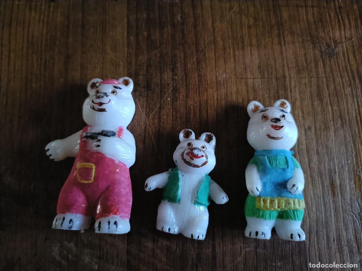 Figuras de Goma y PVC: OSO OSITO MISHA Y FAMILIA