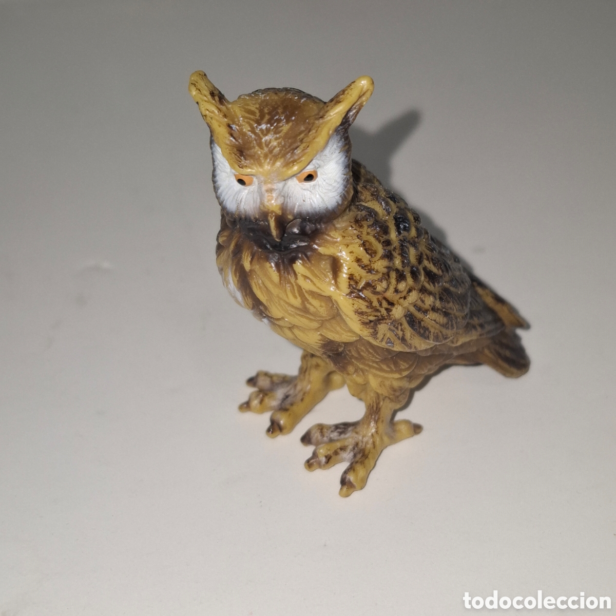 Figuras de Goma y PVC: BUHO REAL FIGURA DE PVC MADE IN GERMANY SCHLEICH SERIE ANIMALES SALVAJES