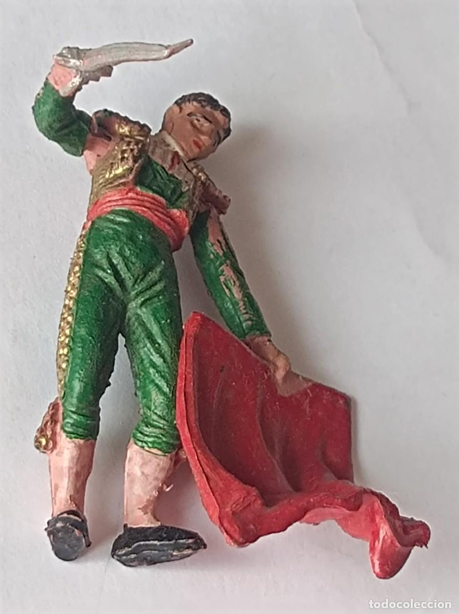 Figuras de Goma y PVC: FIGURA DE GOMA TORERO FABRICANTE TEIXIDO SERIE PLAZA DE TOROS