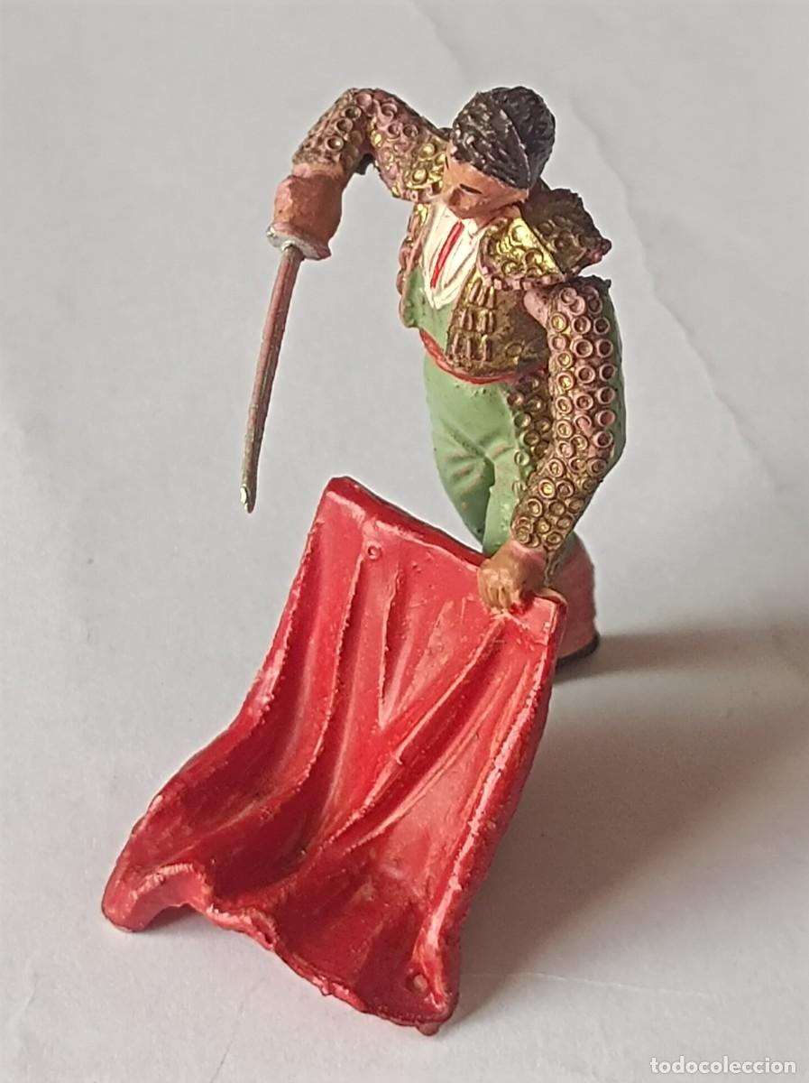 Figuras de Goma y PVC: FIGURA DE GOMA TORERO FABRICANTE TEIXIDO SERIE PLAZA DE TOROS