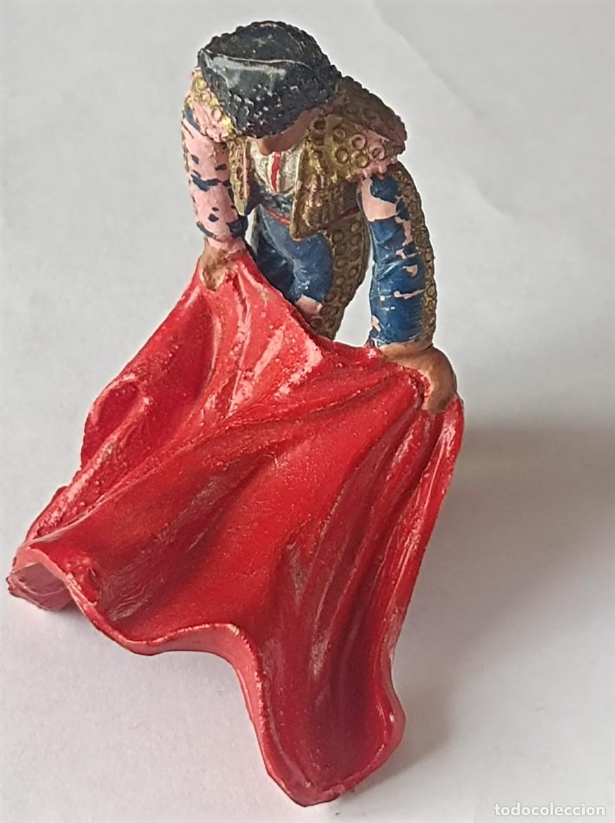 Figuras de Goma y PVC: FIGURA DE GOMA TORERO FABRICANTE TEIXIDO SERIE PLAZA DE TOROS