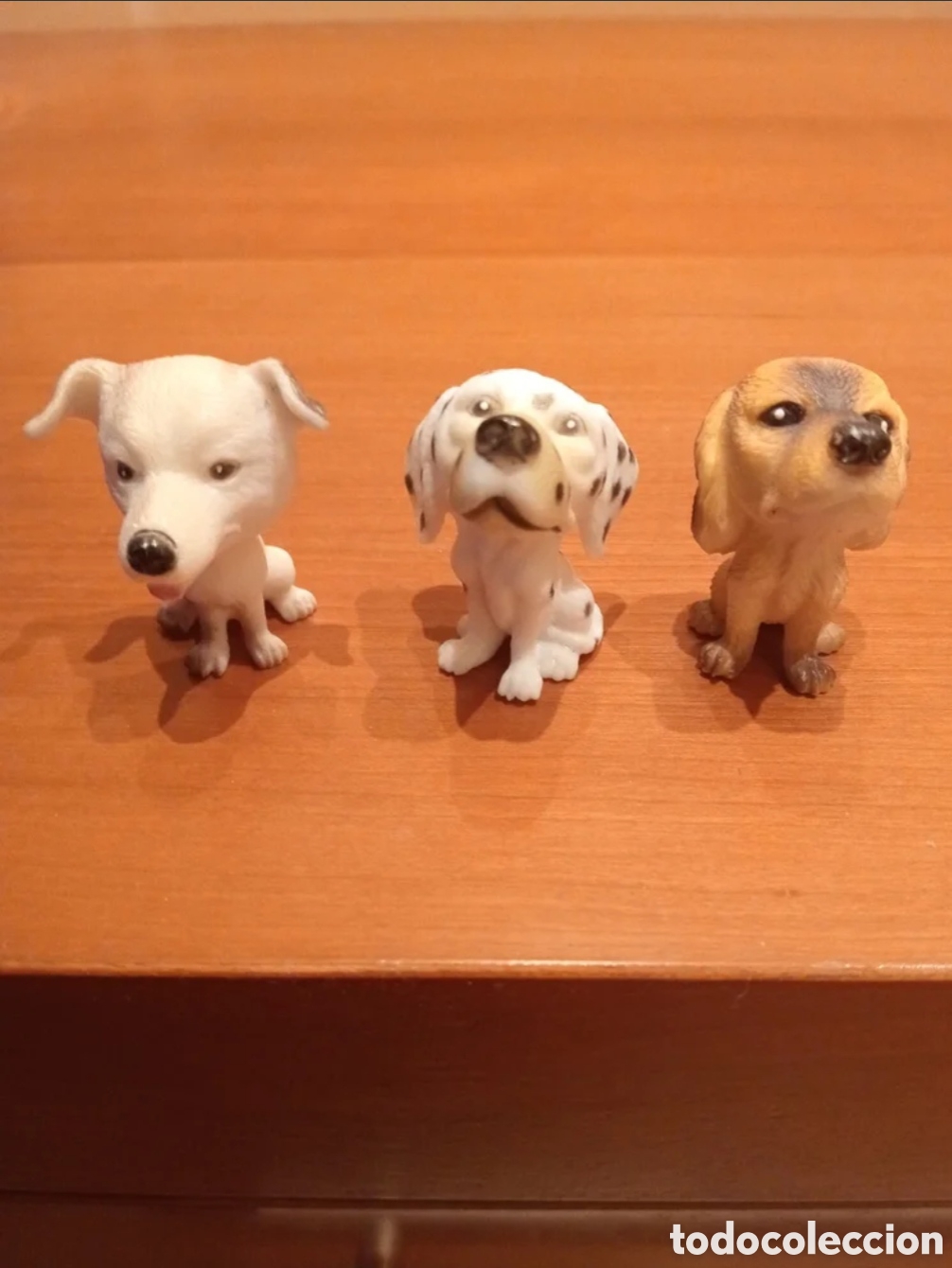 Gummi- und PVC-Figuren: Pack 3 perritos cabezones