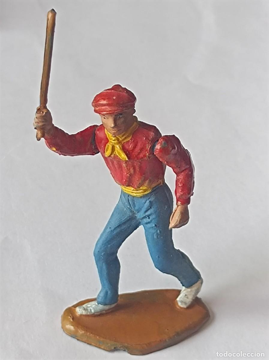 Figuras de Goma y PVC: FIGURA DE GOMA MOZO MULAS DE ARRASTRE FABRICANTE TEIXIDO SERIE PLAZA DE TOROS