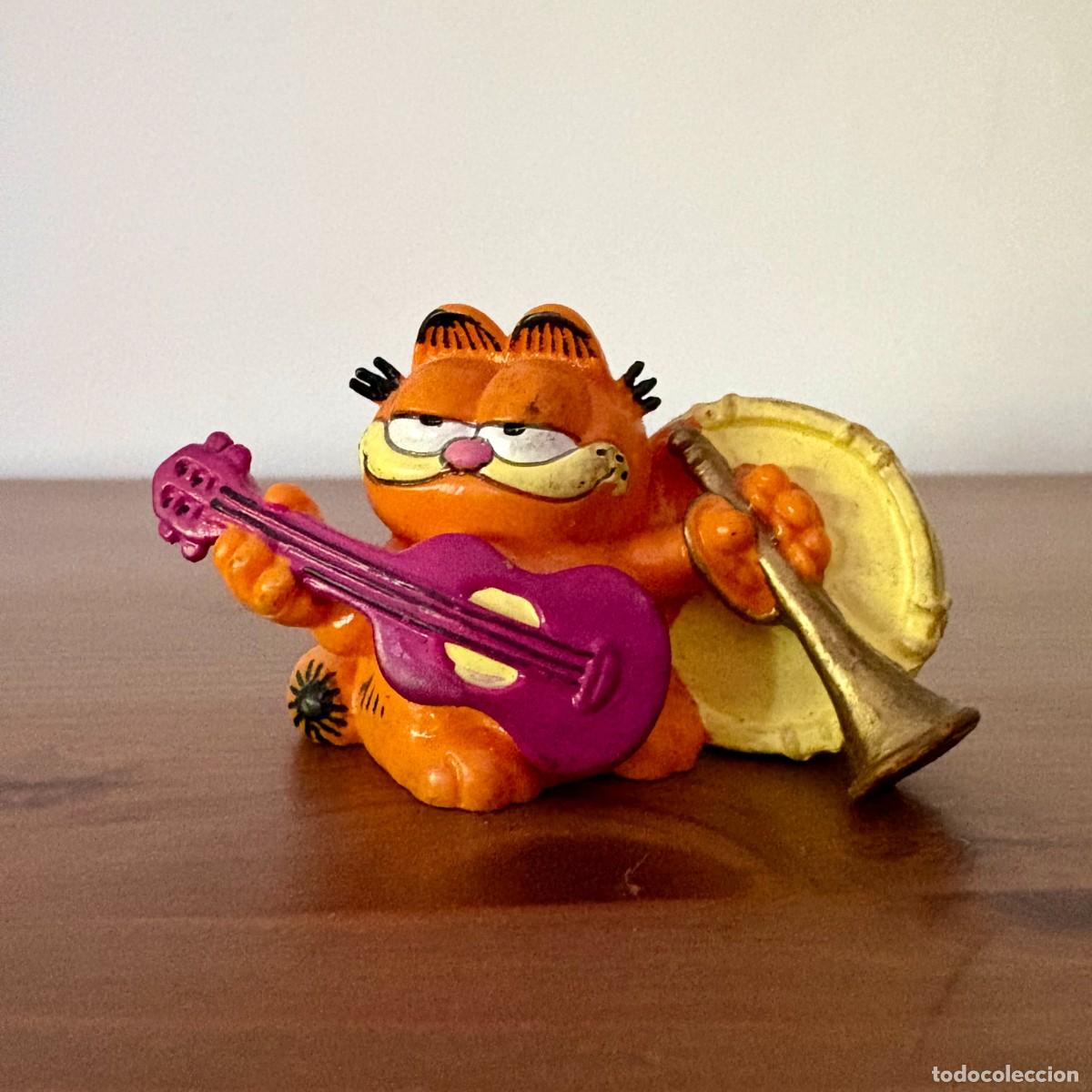Figuras de Goma y PVC: FIGURA DE PVC MU&Ntilde;ECO GOMA GARFIELD 1981 MARCA BULLY BIEN CONSERVADO, MUSIC IS MY LIFE