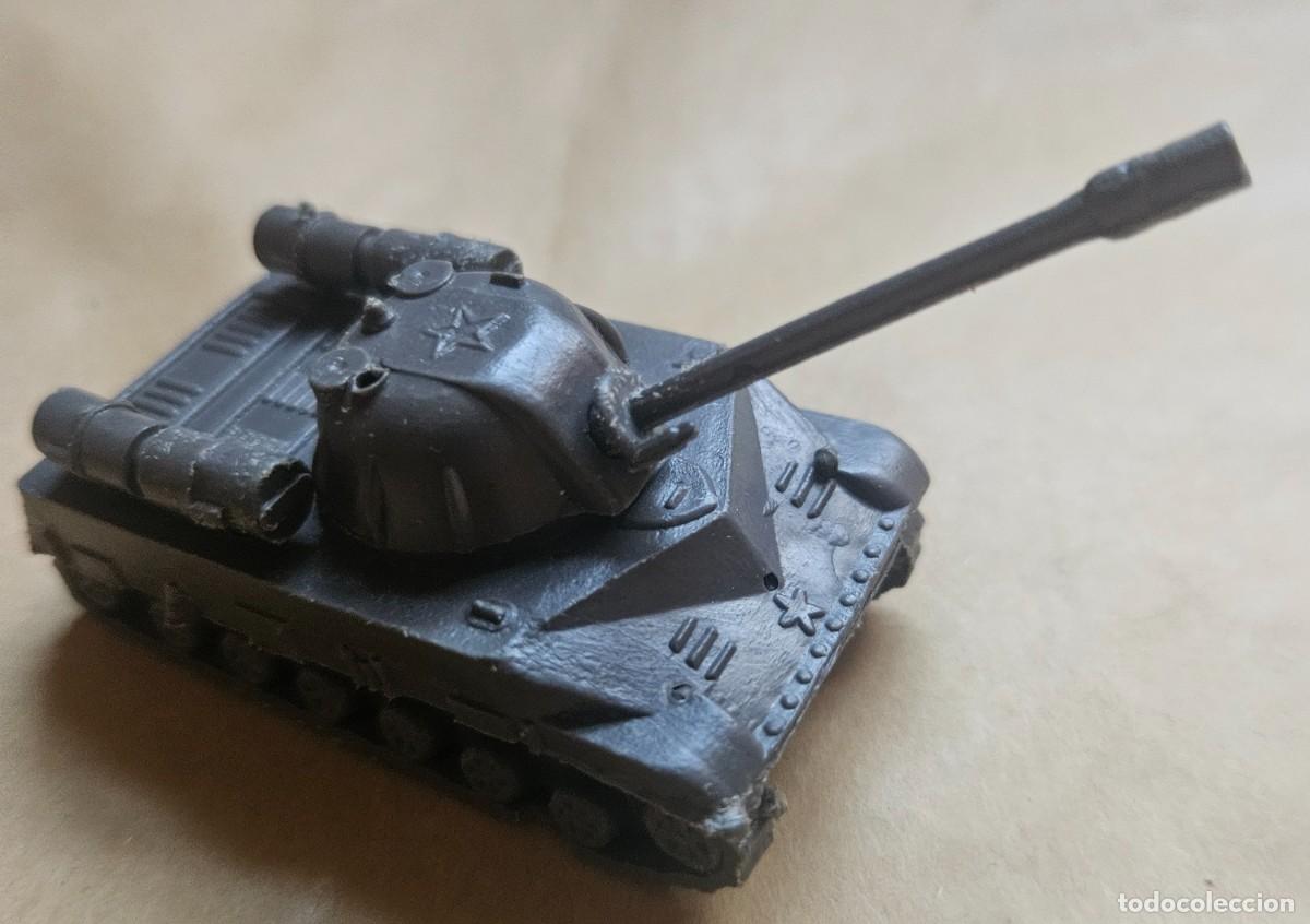 Figuras de Goma y PVC: Stalin Tank tanque Rusia Uni&oacute;n Sovi&eacute;tica URSS color gris Montaplex Monta-Plex