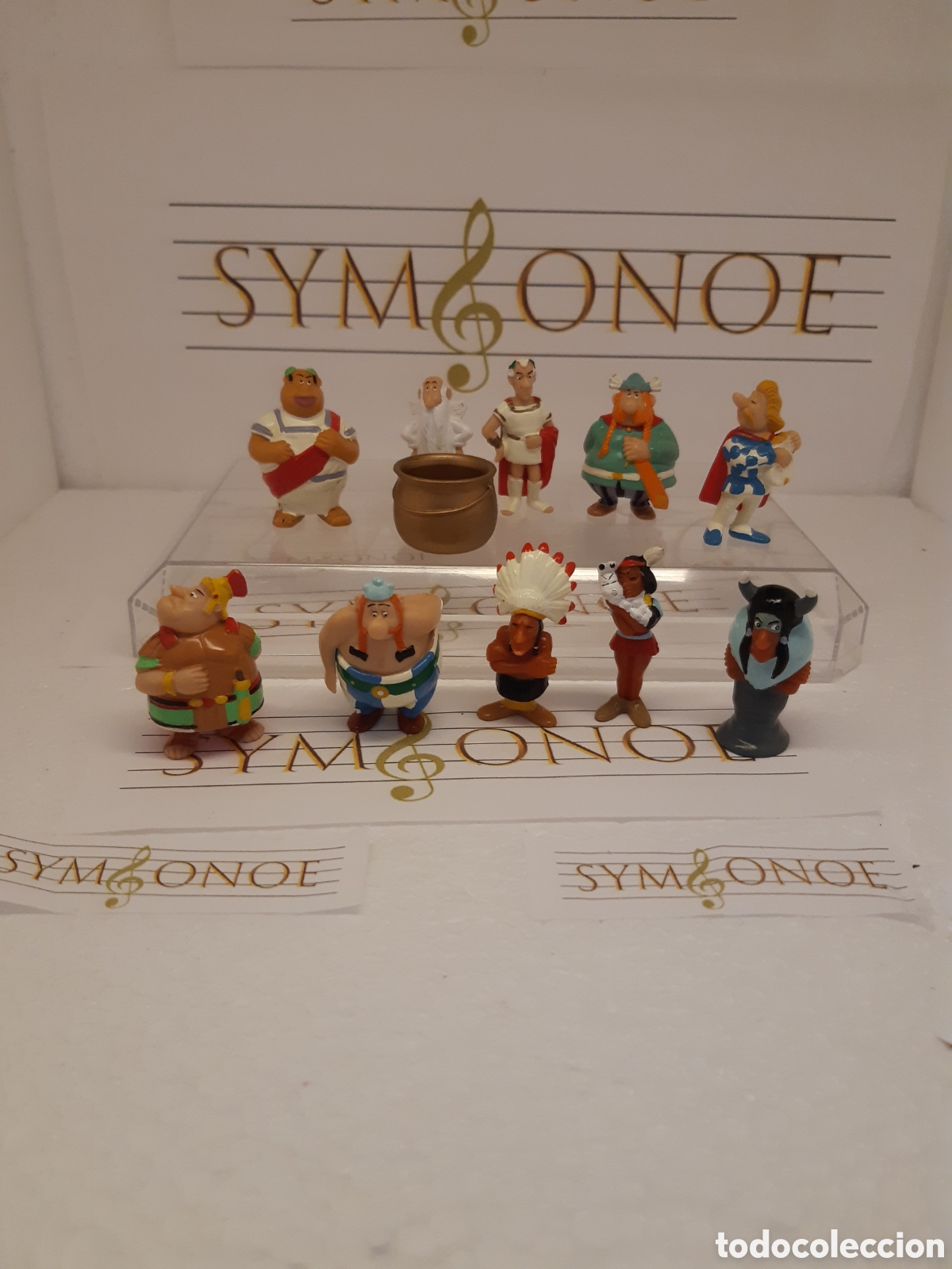 Figuras de Borracha e PVC: Asterix en Am&eacute;rica Kinder Sorpresa Romanos obelix