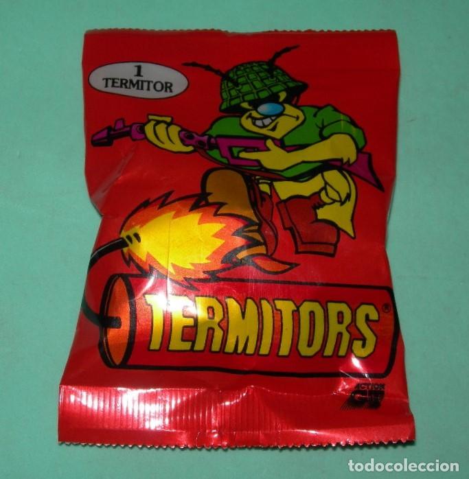 Gummi- und PVC-Figuren: SOBRE NUEVO SIN ABRIR TERMITORS - SOBRE ROJO - ORIGINAL A&Ntilde;OS 90 - CONTIENE 1 TERMITOR -