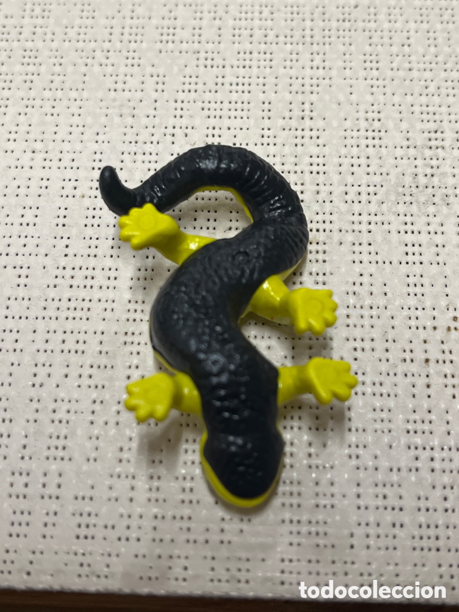 Figuras de goma Kinder: Lagarto amarillo de Kinder - Foto 2