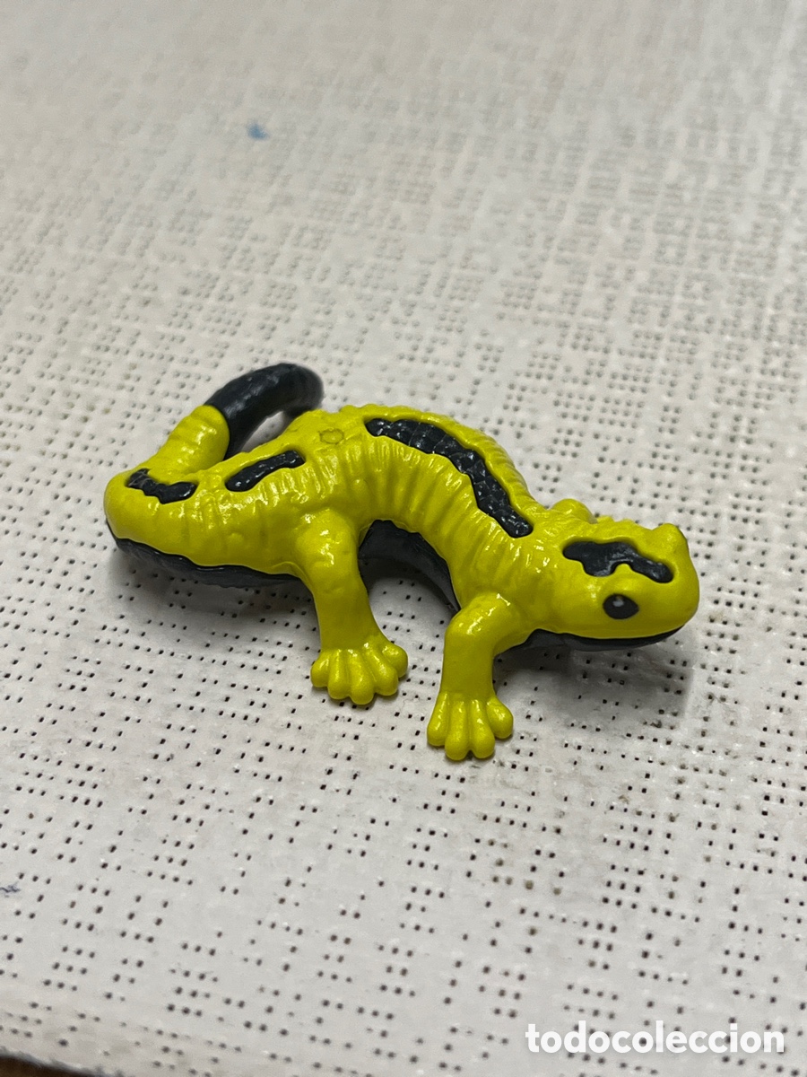 Figuras de goma Kinder: Lagarto amarillo de Kinder - Foto 1