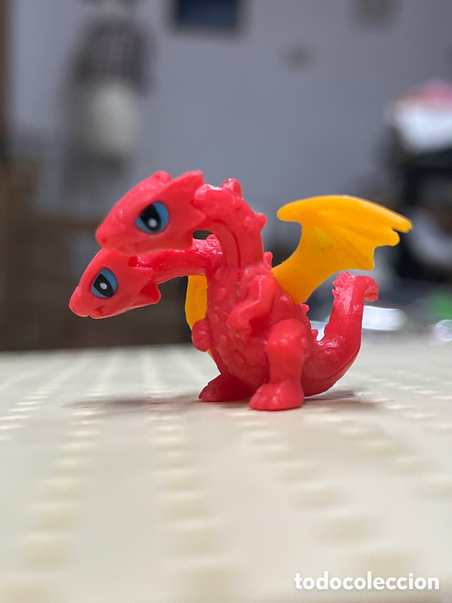 Figuras de goma Kinder: Drag&oacute;n 2 cabezas (Kinder) - Foto 1