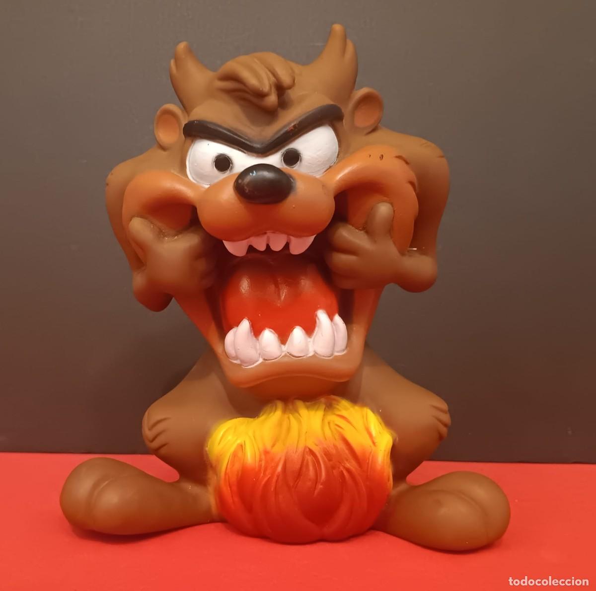 Figuras de Goma y PVC: BONITA FIGURA DE GOMA HUCHA DEMONIO DE TASMANIA TAZ WARNER BROS EXTOY 1999