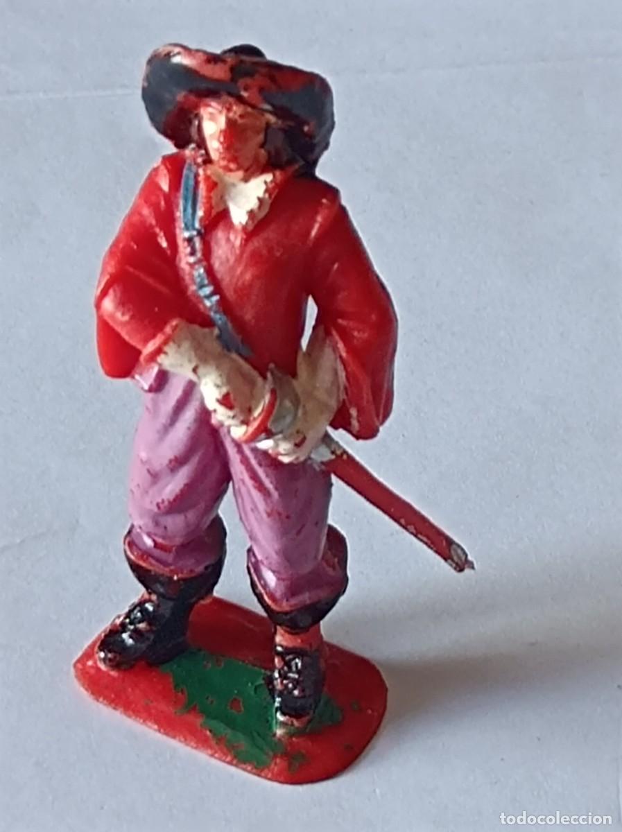 Figuras de Goma y PVC: FIGURA MOSQUETERO DE PL&Aacute;STICO FABRICANTE JECSAN SERIE MOSQUETEROS