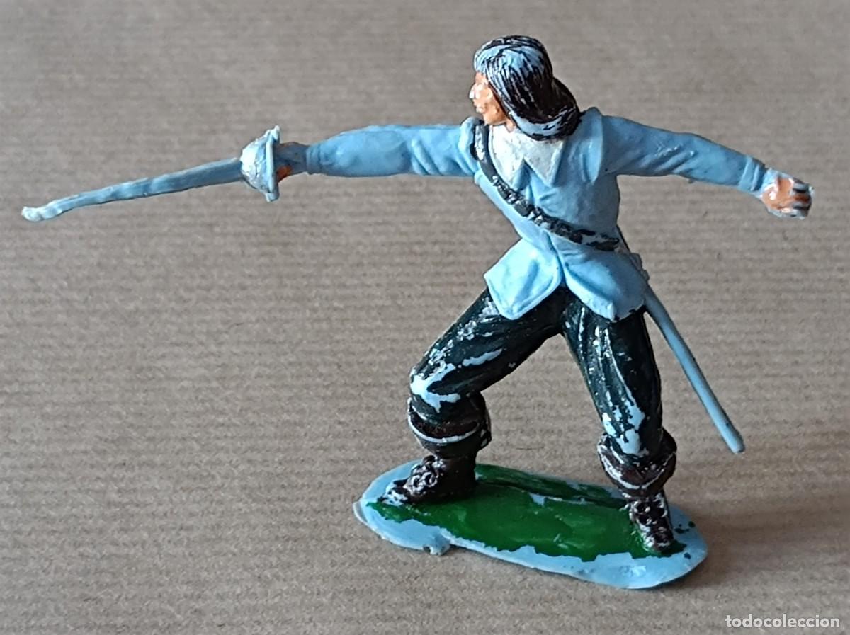 Figuras de Goma y PVC: FIGURA MOSQUETERO DE PL&Aacute;STICO FABRICANTE JECSAN SERIE MOSQUETEROS