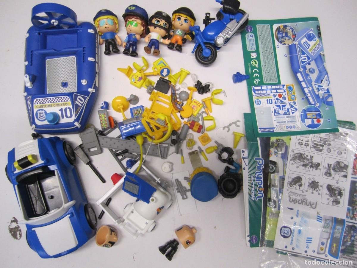 Figuras de Goma y PVC: lote pinypon action moto coche policia y varios