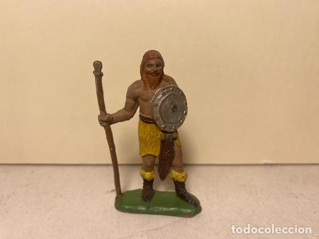 Figuras de Goma y PVC: Vikingo Jecsan en goma. Falta la punta de la lanza