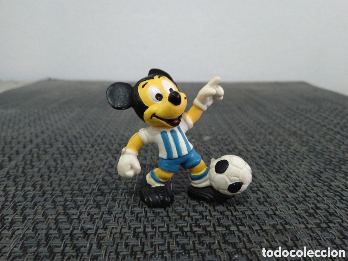 Figuras de Goma y PVC: FIGURA PVC MICKEY MOUSE BULLY WALT DISNEY DIBUJOS ANIMADOS FUTBOLISTA FUTBOL ARGENTINA