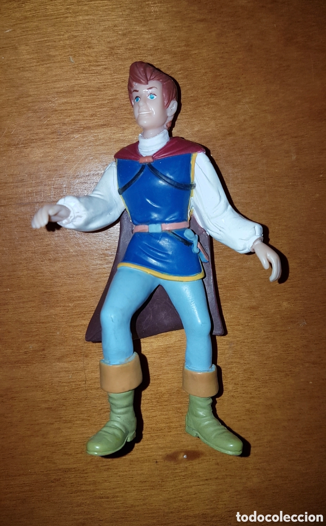 Figuras de Goma y PVC: Figura pvc goma pr&iacute;ncipe de Blancanieves Bullyland pintada a mano mu&ntilde;eco Disney dibujos