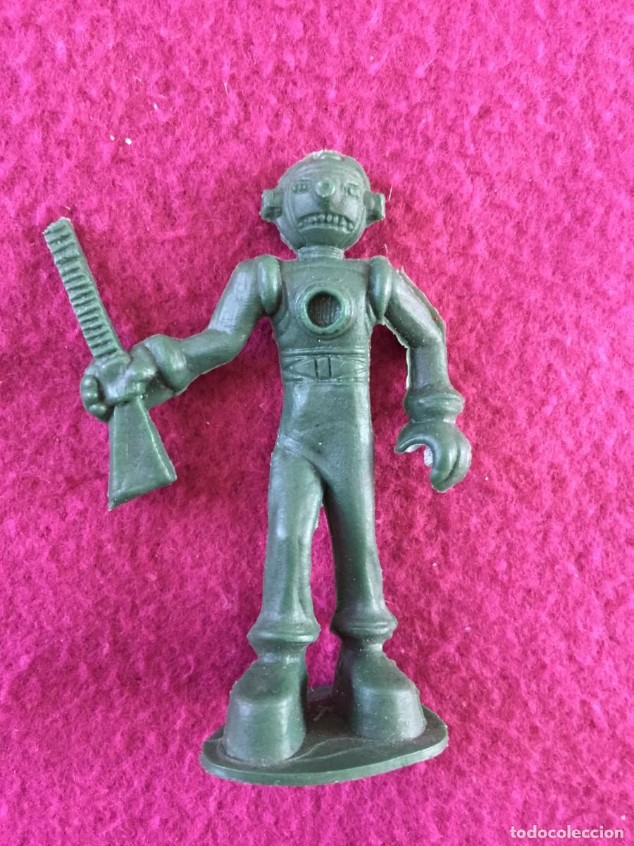 Figuras de Borracha e PVC: Antigua Figura Espacial Marciano en Pl&aacute;stico Pintado PECH, JECSAN, REAMSA ...