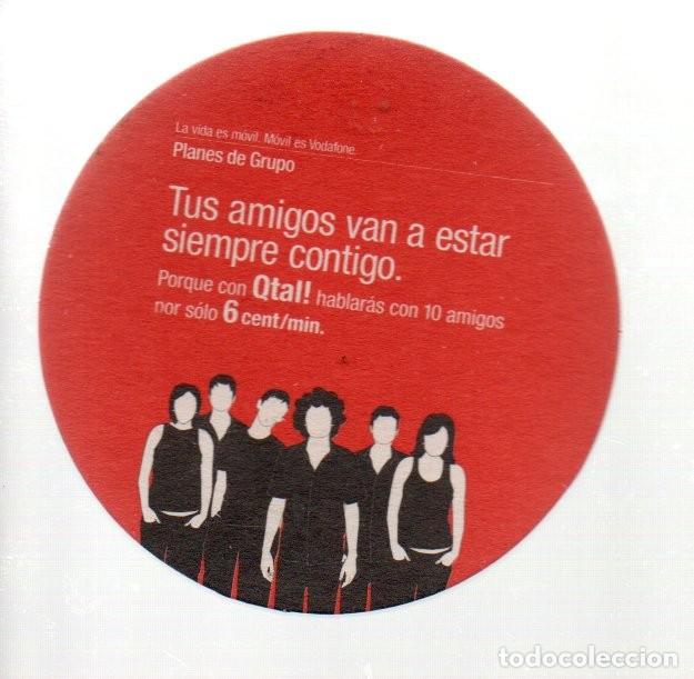 Figuras de Goma y PVC: ANTIGUO POSAVASOS, VODAFONE.