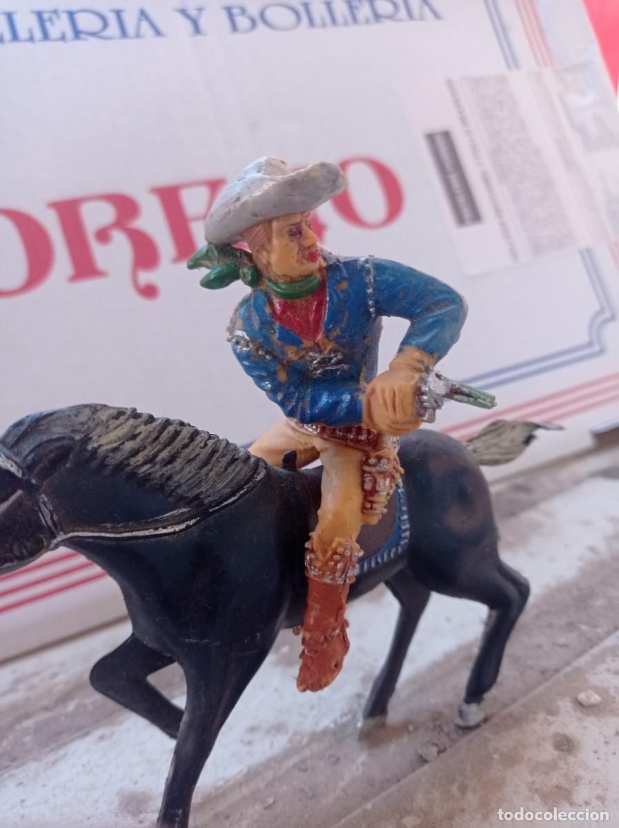 Figuras de Goma y PVC: Vaquero a caballo de lafredo de los grandes