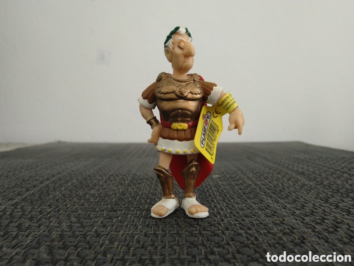 Figuras de Goma y PVC: FIGURA PVC ASTERIX Y OBELIX PLASTOY UDERZO GOSCINNY COMICS TEBEOS JULIO CESAR EMPERADOR ROMANO