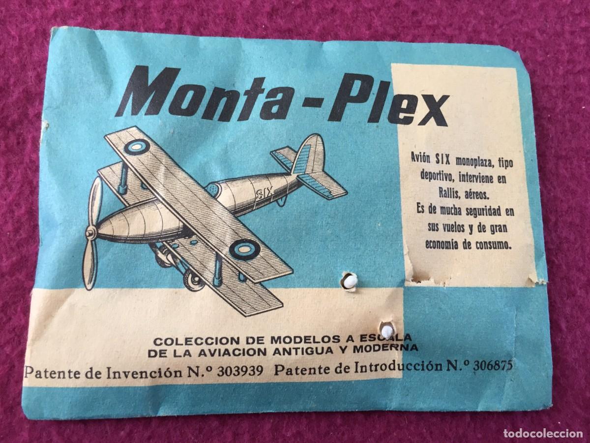 Figuras de Goma y PVC: Sobre Montaplex- Coleccion de modelos a escala de la aviacion antigua y moderna cerrado - Monta plex