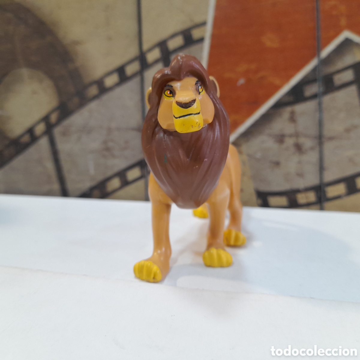 Figuras de Goma y PVC: Figura del Rey Le&oacute;n: Simba