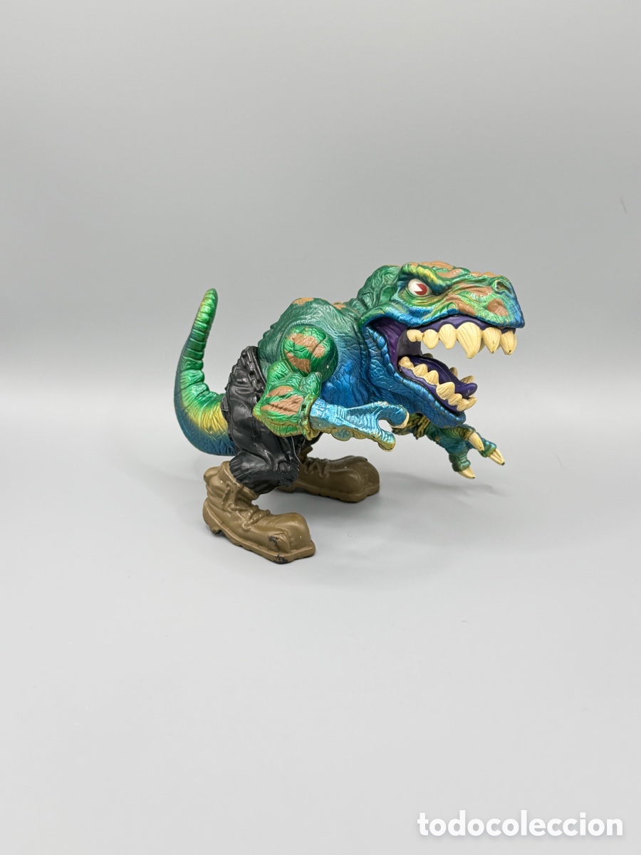 Figuras de Goma y PVC: Figura Extreme Dinosaurs T-Bone T-Rex Mattel 1996